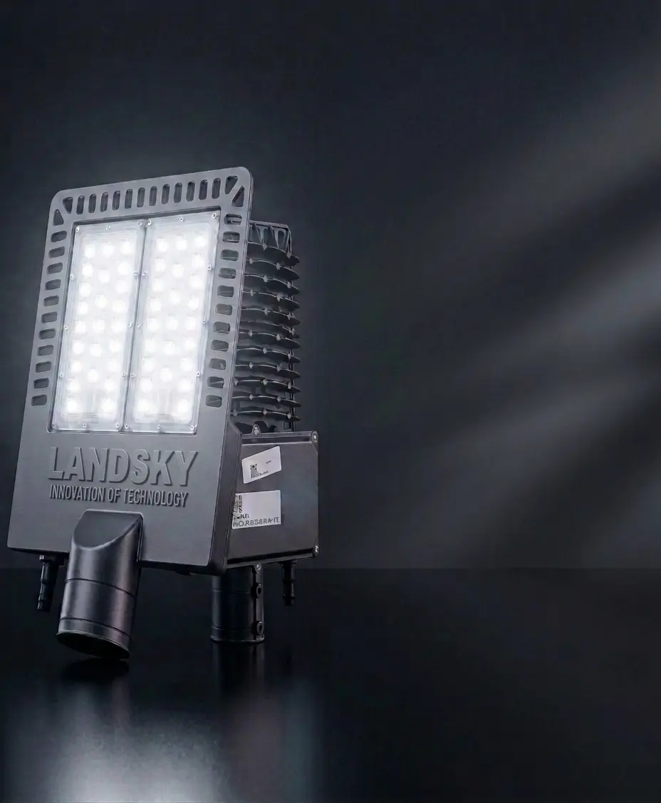 LANDSKY LED Street Light Illuminated